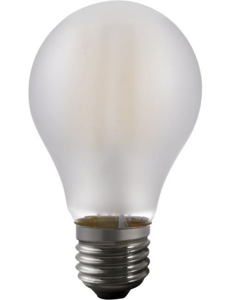 SPL filament LED normaallamp 8W=60W E27 230V 2700K kleur 827 mat dimbaar