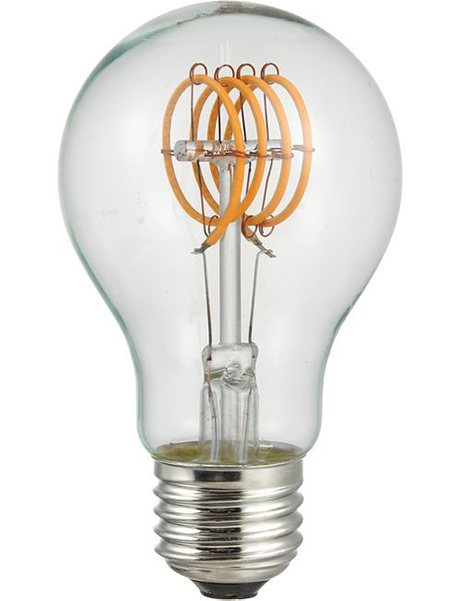 SPL flexLED filament normaallamp 4W E27 230V 2200K kleur 922 helder dimbaar