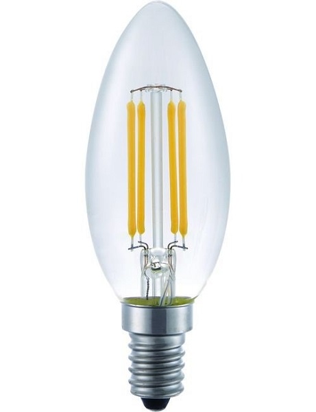SPL filament LED kaarslamp 4W E14 230V 922 2200K helder dimbaar