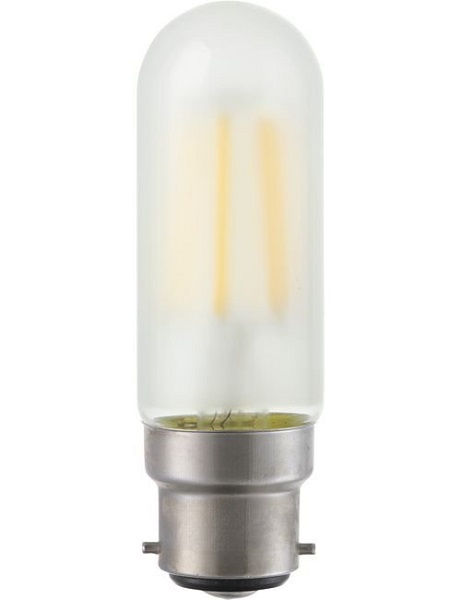 SPL filament LED buislamp 5W Ba22d 230V 927 2700K mat dimbaar