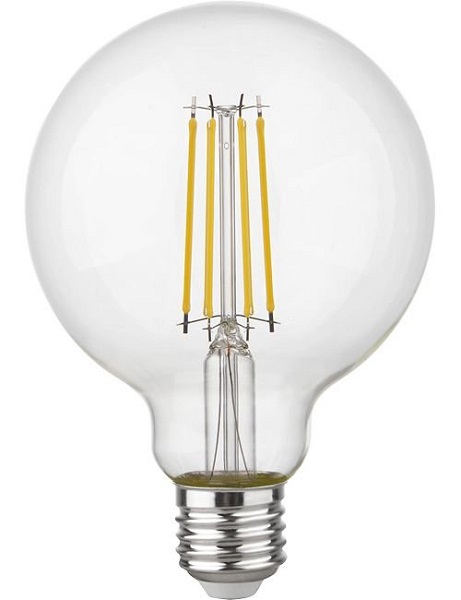 SPL filament LED globelamp 95mm 4,7W E27 230V 925 2500K helder dimbaar
