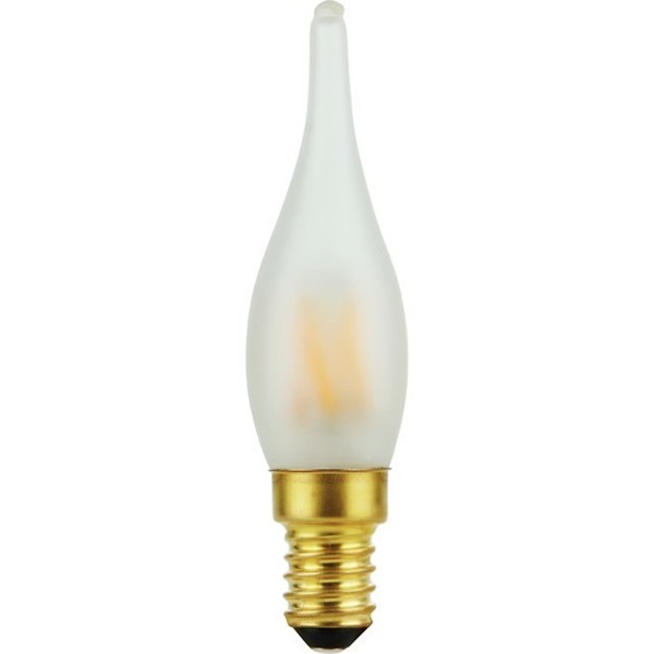 SPL filament LED bentip mini kaarslamp 1,8W E14 220V-240V 920 2000K mat dimbaar