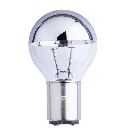 Dr. Fischer 00936012 kopspiegellamp 25W Ba15d 24V 40x65mm helder 
