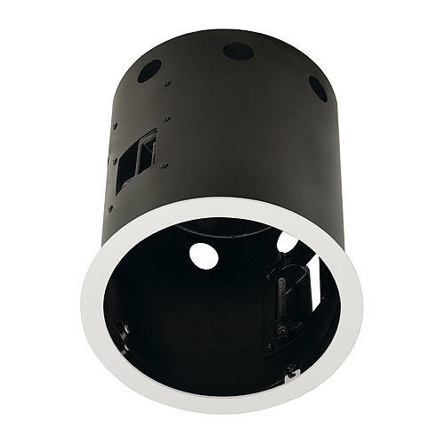 SLV Aixlight Pro I frame lege plafond inbouwbehuizing max. plafonddikte 8-35mm hoog rond wit mat 115641 312551