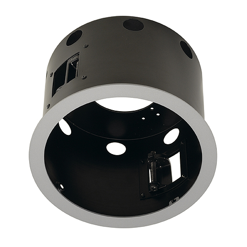 SLV Aixlight Pro I frame Flat lege plafond inbouwbehuizing max. plafonddikte 8-35mm laag rond zilvergrijs 115604 312516