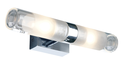 SLV 151282 Mibo Wall Up-Down wand opbouwarmatuur G9 2x25W IP21 chroom
