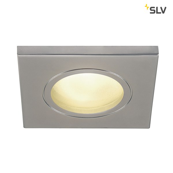 SLV 1001172 Dolix Out Square GU10 downlight max. 35W IP44 titan