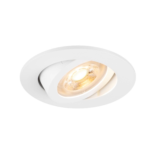 SLV 1007368 New Tria 68 DL inbouwspot rond kantelbaar GU10 10W wit