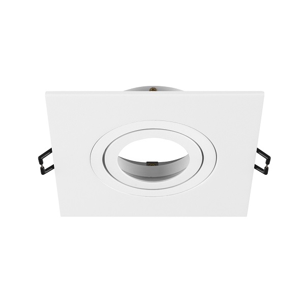 SLV 1007634 New Tria 75 XL inbouwspot vierkant kantelbaar zonder lampvoet wit