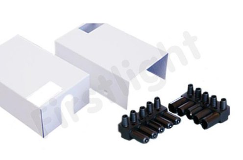 PIL Lumis Speedline T5 dim voedingsstekker set met male en female connector en 2 afdekkapjes