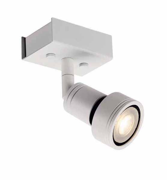 SLV 147361 Puri 1 wand/plafondarmatuur GU10 wit