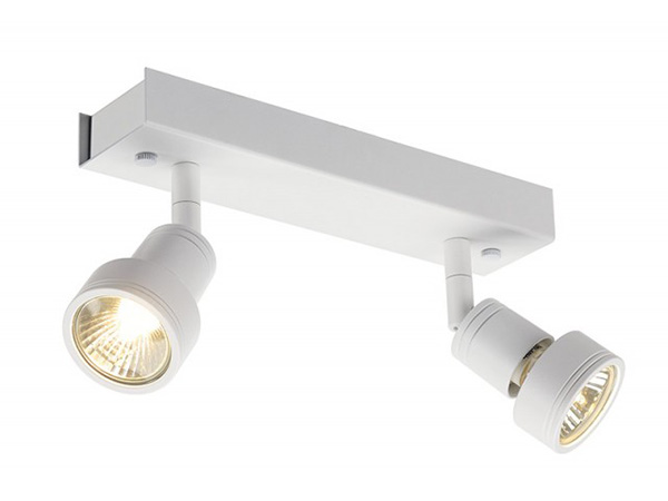 SLV 147371 Puri 2 wand/plafondarmatuur GU10 wit