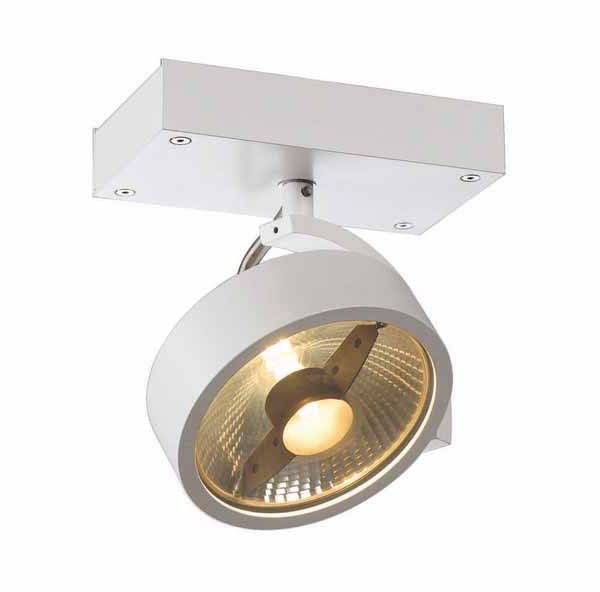 SLV 147301 Kalu 1 QPAR111 wand/plafondarmatuur GU10 wit