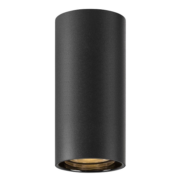 SLV 1006439 Asto Tube wand- en plafond opbouwarmatuur GU10 10W zwart