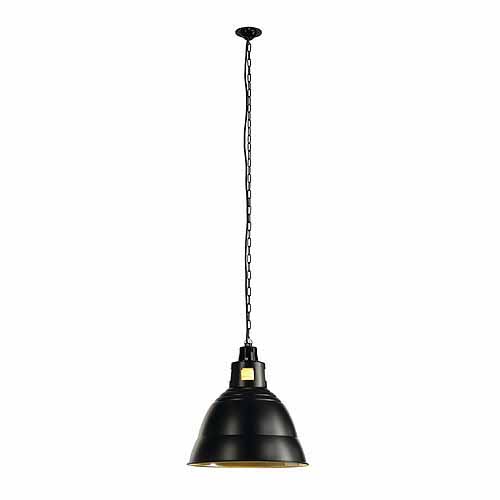 SLV 165359 Para 380 E27 160W pendelarmatuur met kap en plafondkap zwart
