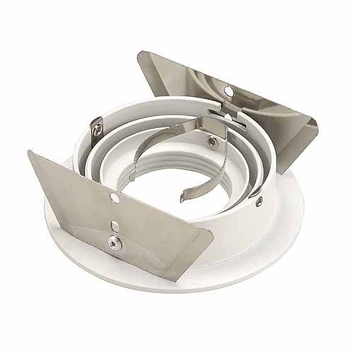 SLV 111711 New Tria ES50 GU10 50W plafond inbouwarmatuur round wit mat met bladveer