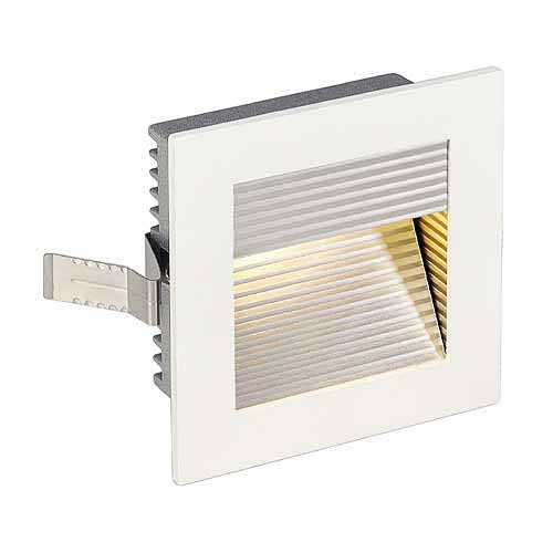 SLV 113292 Frame Curve LED 1W 350mA 3000K warmwit wand inbouwarmatuur zonder LEDdriver snoer 0,3m met ministekker wit