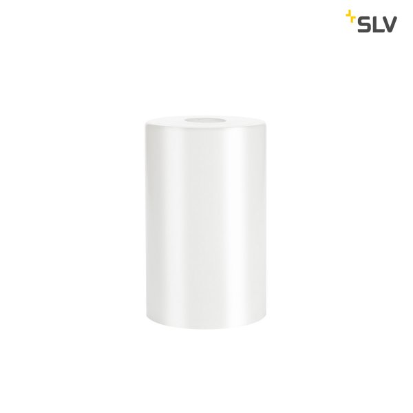SLV 1002217 Fenda lampenkap rond Ø125mm/ h 200mm glas wit