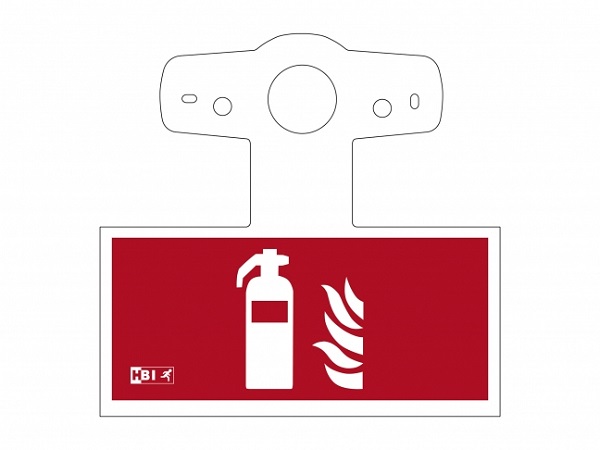 HBI 204PLWG pictogram brandblusser voor200 serie Polaris II wandmontage ISO7010