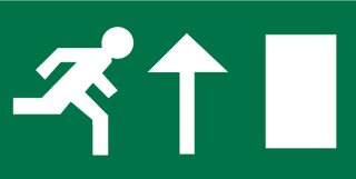 HBI 400Q pictogram persoon pijl boven voor 400 serie