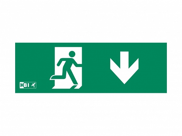 HBI 55A04XS (small) Click-in pictogram voor 550 serie pijl beneden
