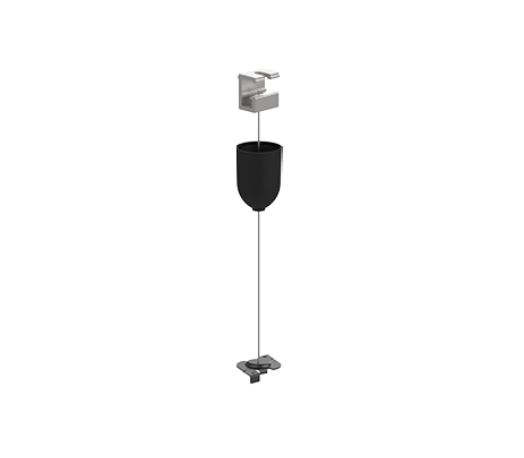 Onetrack by Eutrac 9000-KIT2-1,5-B pendelset 1,5m zwart