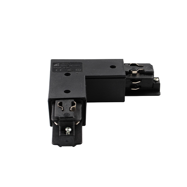 Ivela 7655-10-W30 3f vierkant hoekstuk aarde binnen zwart