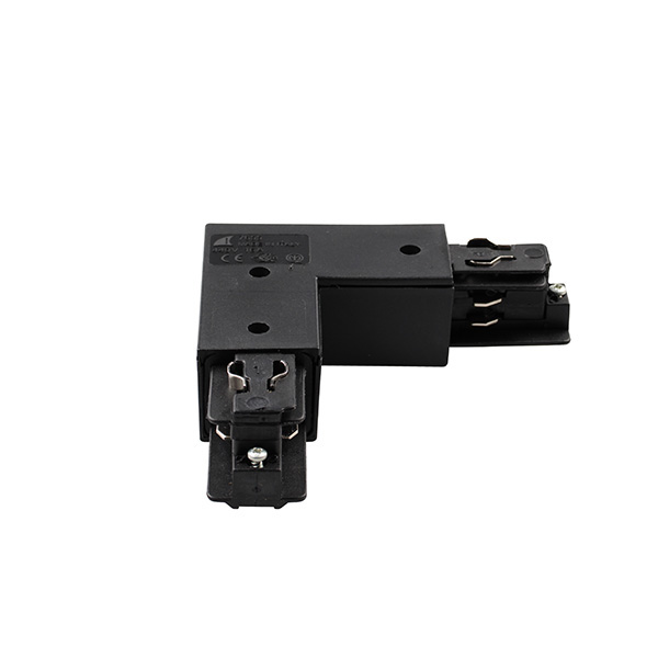 Ivela 7655-11-W30 3f vierkant hoekstuk aarde buiten zwart