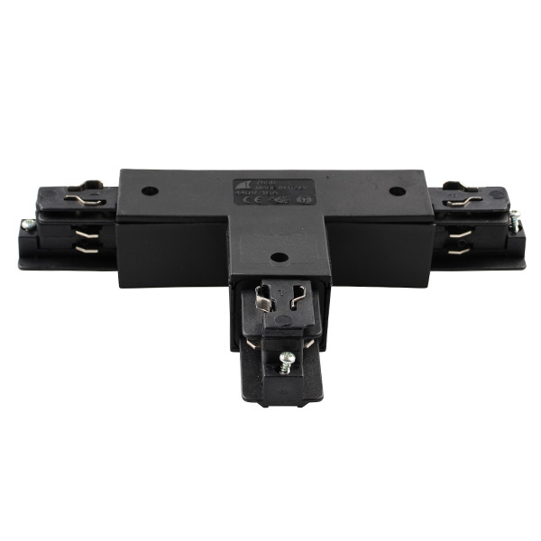 Ivela 7656-11-W30 3f vierkant T stuk aarde buiten links zwart