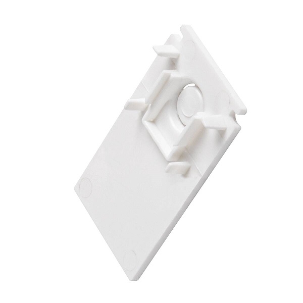 SLV 1006596 48V Track eindkap opbouwrail diep wit