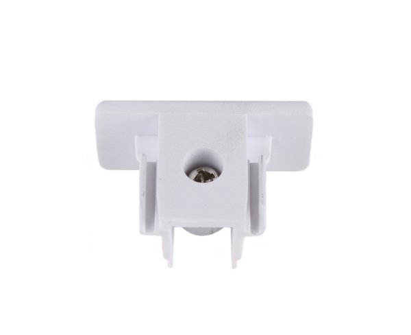 1 fase spanningsrail eindkap wit