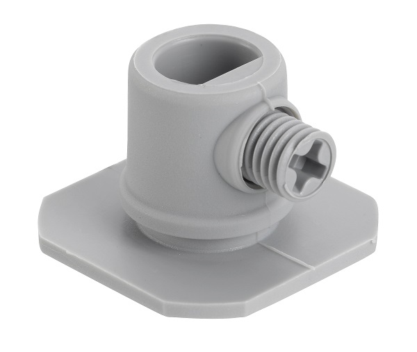 Nordic Global GA 510-1 inzetplaatje met trekontlasting voor 3f railadaptor en GB67 1f adaptor grijs