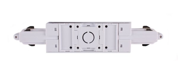 1 fase spanningsrail middenvoeding met voedings mogelijkheid wit