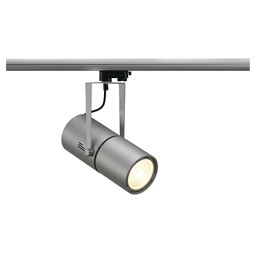 SLV Euro Spot CDM-T 35W G12 15° 3 fase rail armatuur elektronisch voorschakelapparaat (EVSA) zilvergrijs 153864 312895