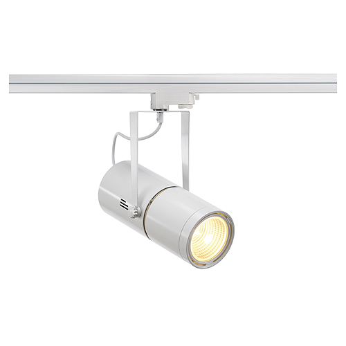 SLV Euro Spot CDM-T 35W G12 60° 3 fase rail armatuur elektronisch voorschakelapparaat (EVSA) wit 153871 312890