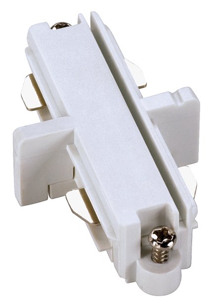 SLV 143091 1 fase opbouw spanningsrail koppelstuk wit