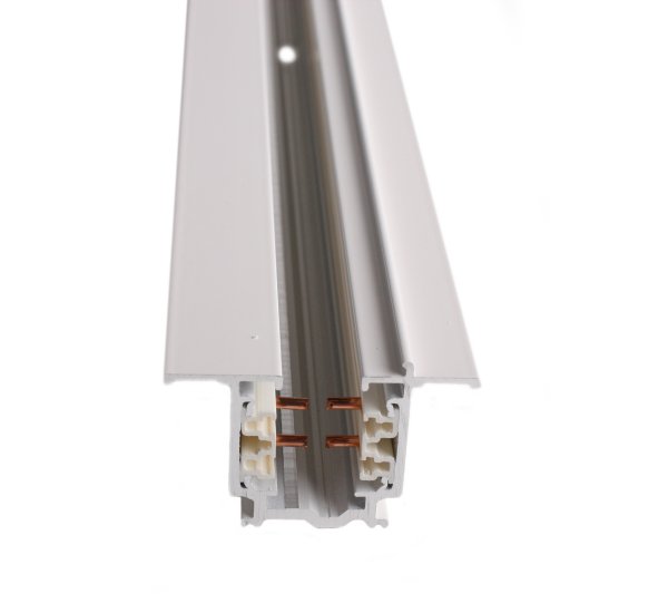 Nordic Global XTSF 4400-3 3f spanningsrail inbouw 4m wit