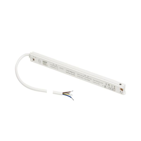 SLV 1010447 48V Track LED voeding 48V 100W Intrack Dali dimbaar met 0,3m kabel doorlusbaar wit
