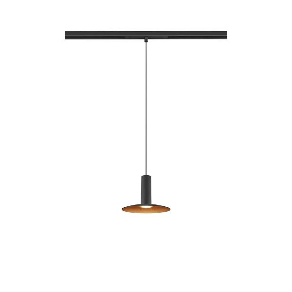SLV 1010802 Lalu Set base Elypse 15 48V LED pendelarmatuur voor SLV 48V Track rail 9W 927+930 2700K+3000K zwart 40° Dali dimbaar