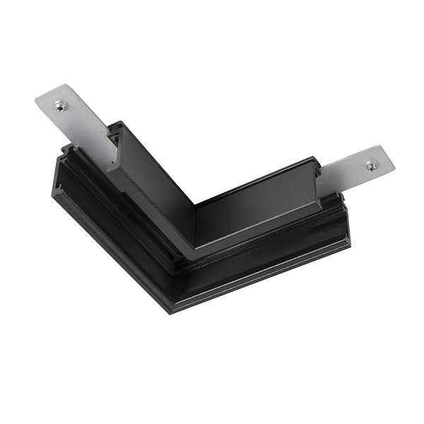 SLV 1006575 48V Track hoekstuk mechanisch opbouw standaard links zwart