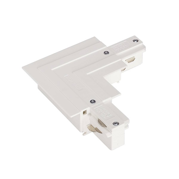SLV 1001536 Eutrac 3f rail inbouw hoekstuk buiten wit