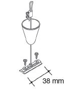 Ivela 12V staaldraadset 2m wit