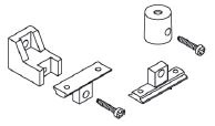 Ivela 12V bevestigingsset wit