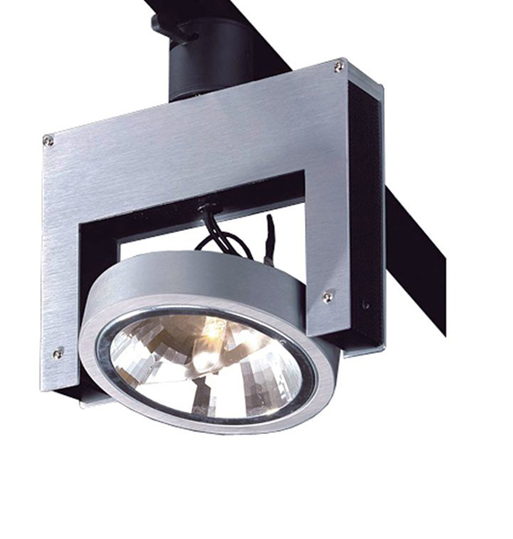 Stylas Two QR111 trafo 3f alu geborsteld van 10W tot maximaal 50W
