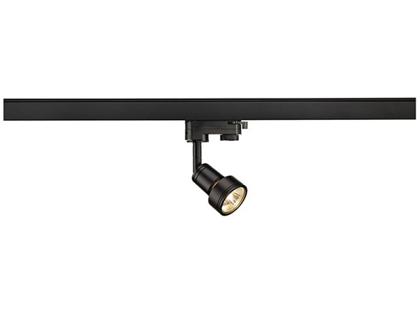 SLV 153560 Puri GU10 50W 3 fase rail armatuur met decoring voor 50mm lamp zwart