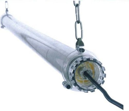 Aqua IP68 1x36W HF EVSA 12-55V DC 12-42V AC met TL-D 36W cool white 
LET OP 12-42V, geen 230V