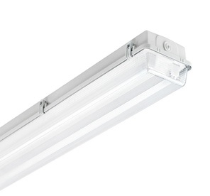 Zalux PEM-158 B 1x58W IP65 inductief stootvaste acryl kap