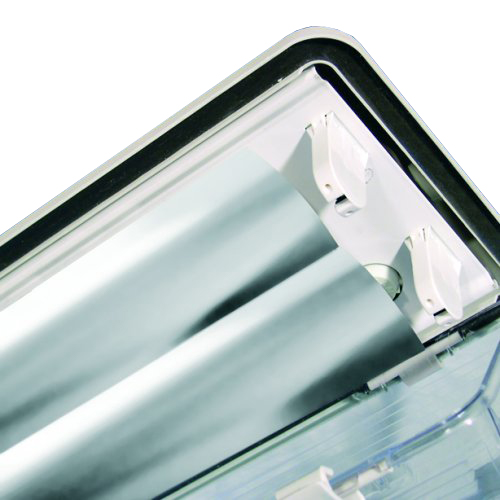 PIL Lumis 90-00916 Acro XS aluminium reflector voor armaturen met 1 of 2 lampen van T5 35W of 49W of TL-D 58W