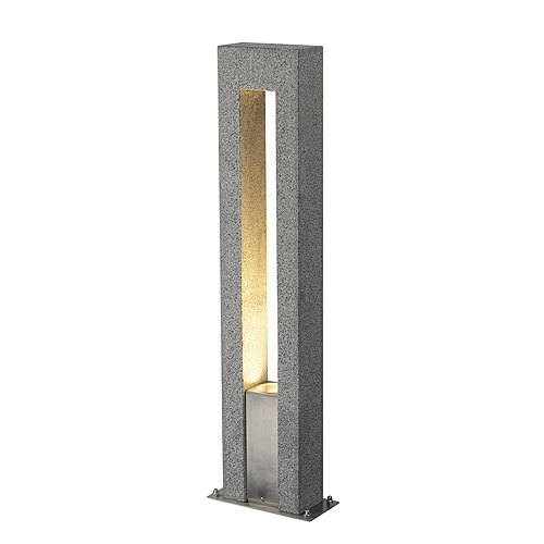 SLV 231420 Arrock Arc ES50 GU10 35W bolder armatuur, natuurprodukt elk armatuur is uniek IP44 graniet