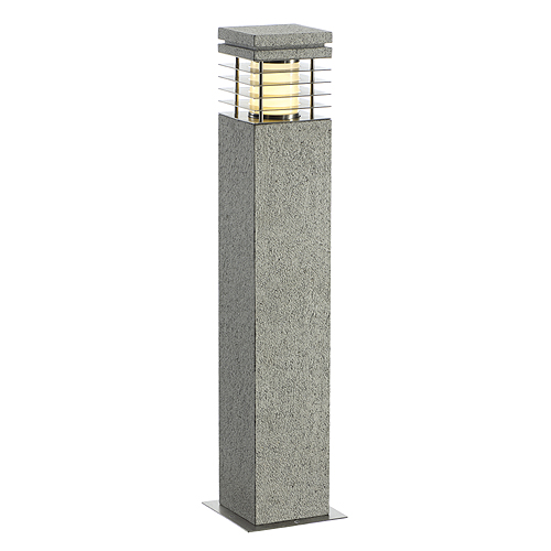 SLV 231411 Arrock Granite 70 E27 15W spaarlamp boldermatuur, natuurproduct, elk armatuur is uniek IP44 graniet